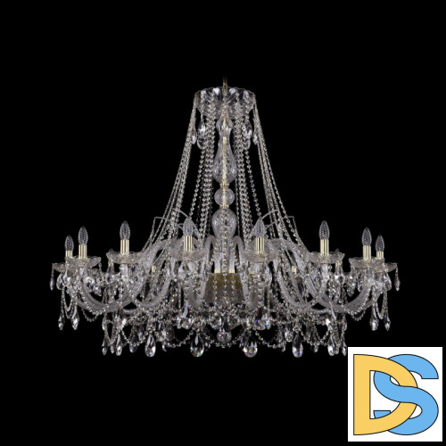 Подвесная люстра Bohemia Ivele Crystal 1411/16/460 G