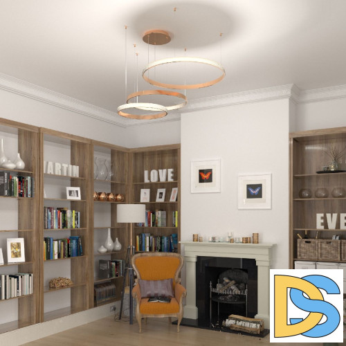 Подвесная люстра Eurosvet Posh 90175/3 медный a045413