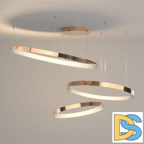 Подвесная люстра Eurosvet Posh 90175/3 медный a045413