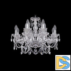 Подвесная люстра Bohemia Ivele Crystal 1411/8+4/195 Ni
