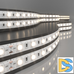 Светодиодная лента Elektrostandard 24V 14,4W 60Led 5050 IP65 теплый белый, 5м 4690389167737