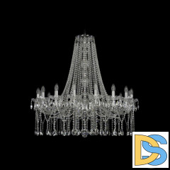 Подвесная люстра Bohemia Ivele Crystal 1413/16/360/h-100 Ni