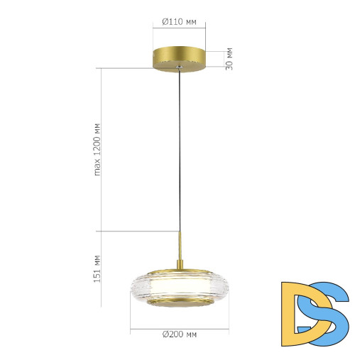 Подвесной светильник ST Luce Frittela SL6239.203.01