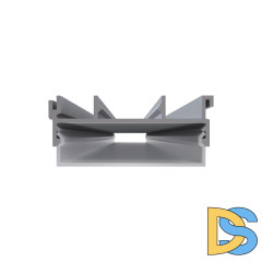 Профиль П-образный универсальный Apeyron ширина ленты до 30мм (рассеиватель, заглушки - 2шт) 08-16