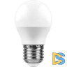 Лампа светодиодная Feron E27 11W 2700K Шар Матовая LB-750 25949