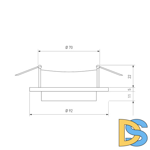 Встраиваемый светильник Elektrostandard 113 MR16 белый/черный 4690389169014
