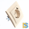 Розетка 1-местная Stekker PST16-9011-02 с защитной шторкой и с USB 39237