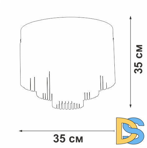 Потолочная люстра Vitaluce V53570-8/7PL