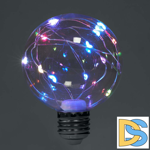 Лампа светодиодная Feron LB-381 E27 3W RGB 41676