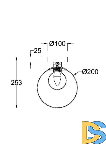 Бра Maytoni Basic form MOD521WL-01G3