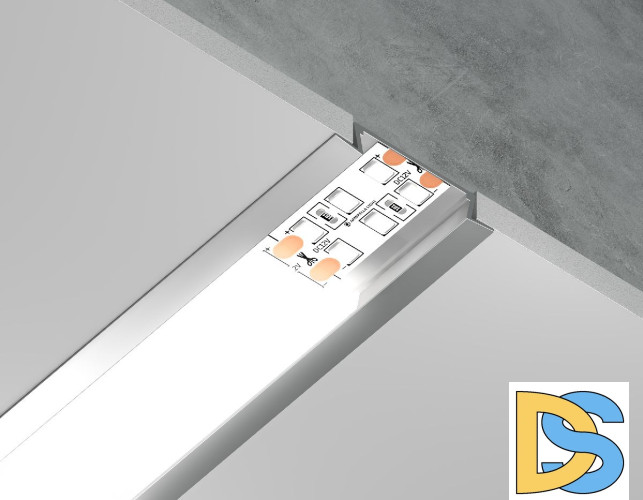 Алюминиевый встраиваемый профиль Ambrella Light Alum Profile GP1100AL