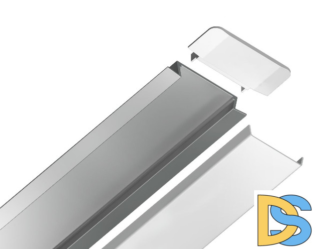 Алюминиевый встраиваемый профиль Ambrella Light Alum Profile GP1100AL