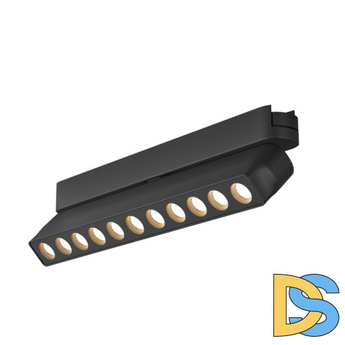 Трековый магнитный однофазный светильник Denkirs Air grill DK5338-BK