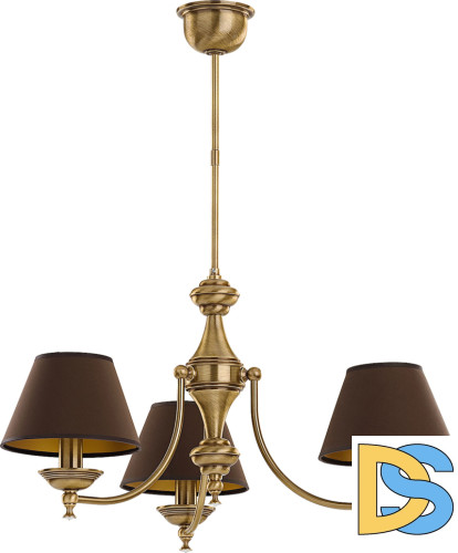 Люстра на штангера Kutek San Marino Lampshade SAN-ZW-3(P/A)CR