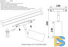 Трековый магнитный светильник Crystal Lux Space CLT 0.33 003 12W BL 3000K