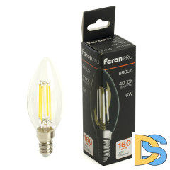 Светодиодная лампа Feron LB-1206 E14 6W 4000K 51245
