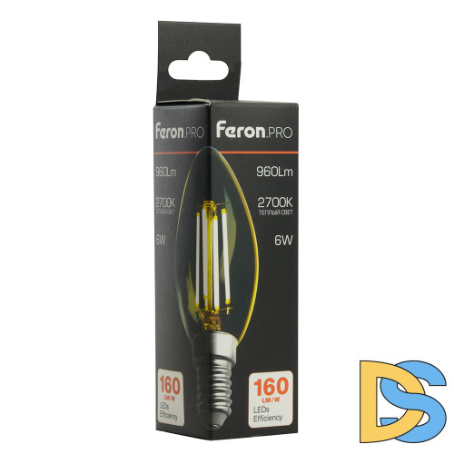 Светодиодная лампа Feron LB-1206 E14 6W 4000K 51245