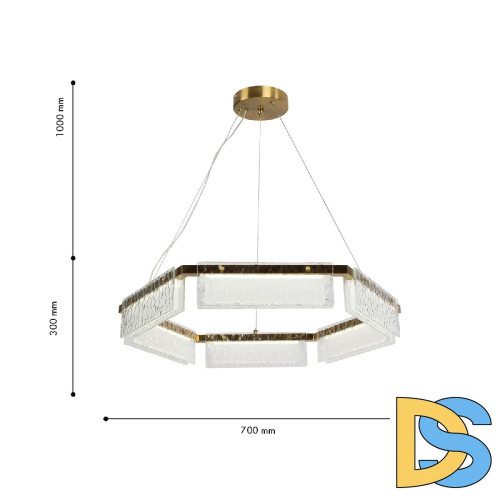 Подвесная люстра Favourite Gelido 4518-6P