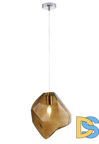 Подвесной светильник Crystal Lux NUESTRO SP1 CHROME/BROWN