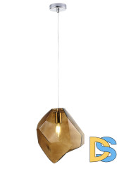 Подвесной светильник Crystal Lux NUESTRO SP1 CHROME/BROWN