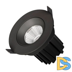 Встраиваемый светильник Arlight MS-ATOLL-BUILT-TURN-R94-10W Warm3000 (BK, 36 deg, 230V) 044618