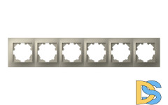 Рамка шестиместная ELBI Vega 510-011400-252