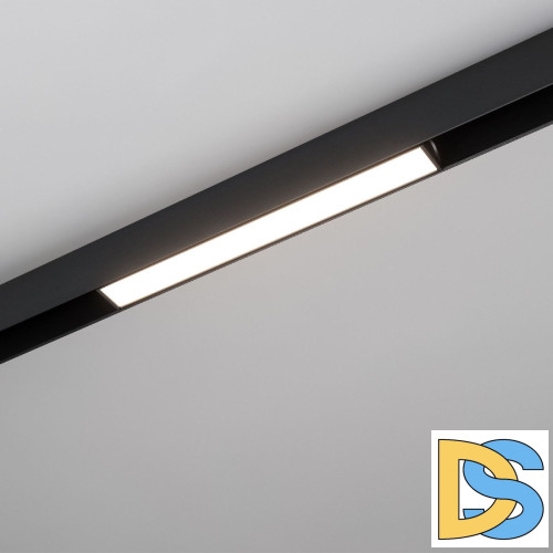 Трековый магнитный светильник Arlight MAG-FLAT-25-L200-6W Day4000 (BK, 100 deg, 24V, DALI) 046331