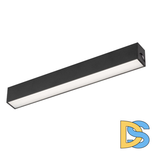 Трековый магнитный светильник Arlight MAG-FLAT-25-L200-6W Day4000 (BK, 100 deg, 24V, DALI) 046331