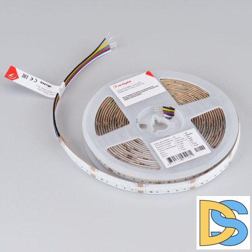 Светодиодная лента Arlight CSP-X840-12mm 24V RGBW-MIX (16 W/m, IP20, 5m) 048945