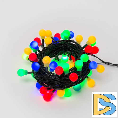 Светодиодная гирлянда (07928) Uniel Шарики 220V разноцветный ULD-S0540-060/DGA MULTI IP20 COLORBALLS