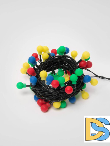 Светодиодная гирлянда (07928) Uniel Шарики 220V разноцветный ULD-S0540-060/DGA MULTI IP20 COLORBALLS