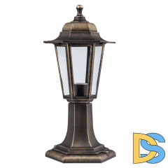 Уличный светильник ЭРА НТУ 06-60-001 бронза Б0048103