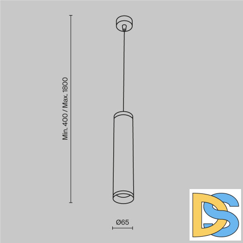 Подвесной светильник Maytoni Shelby P038PL-01W