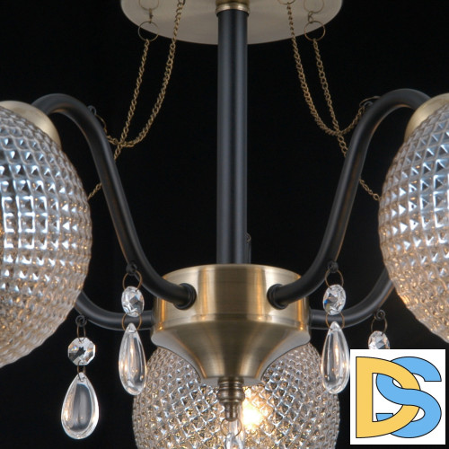 Люстра на штанге Illumico IL0432-5CSQ-29 AB BK