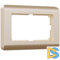 Рамка для двойной розетки Werkel Stream шампань W0082111 4690389162572