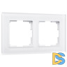 Рамка на 2 поста Werkel Favorit белый матовый W0021105 4690389159572
