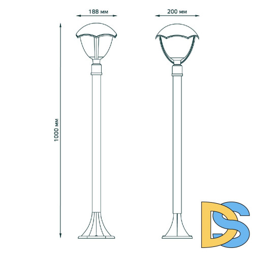 Уличный светильник Gauss Aura GD030