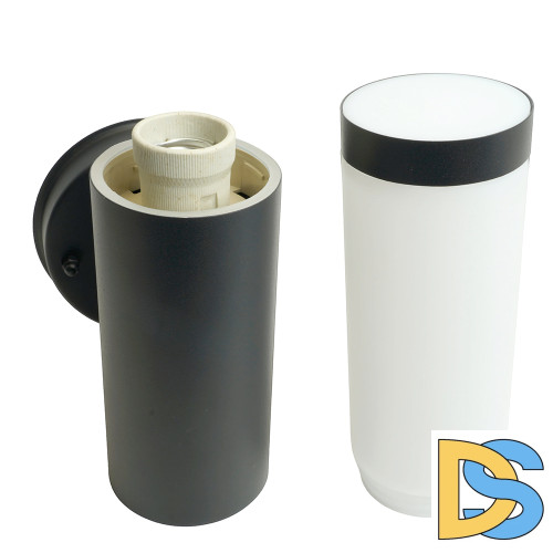 Уличный настенный светильник Feron Техно DH041-B RAL color 9005 51522