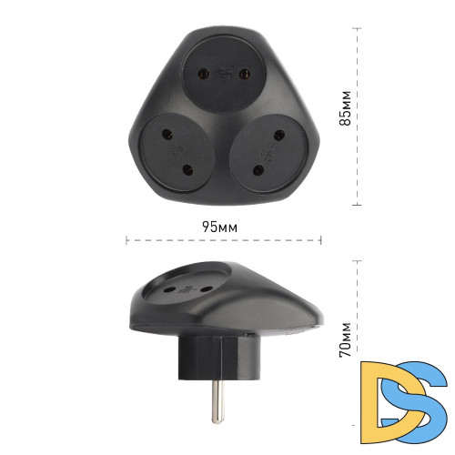 Разветвитель электрический Эра SPx-3-B Б0059721
