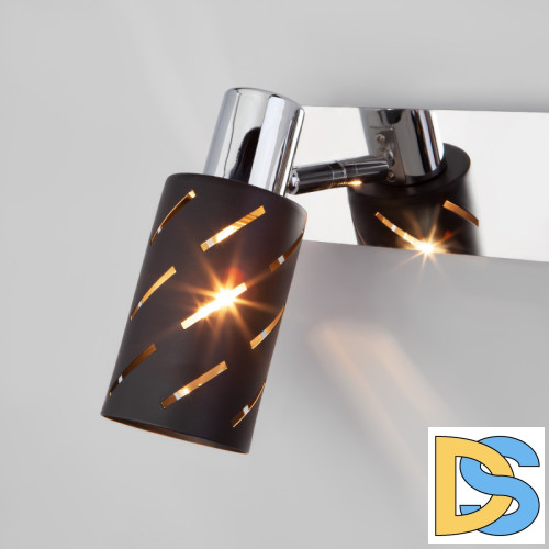 Бра Eurosvet 20090/3 черный/хром