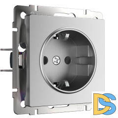 Розетка с заземлением и шторками Werkel W1171165 4690389195587 a063613