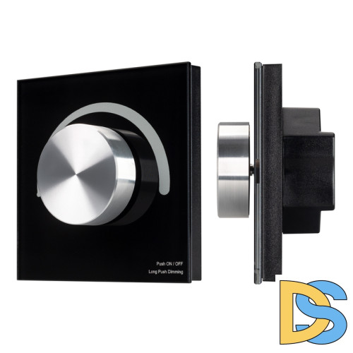Панель Arlight Smart-P1-Dim-G-IN Black (3V, Rotary, 2.4G) 033753
