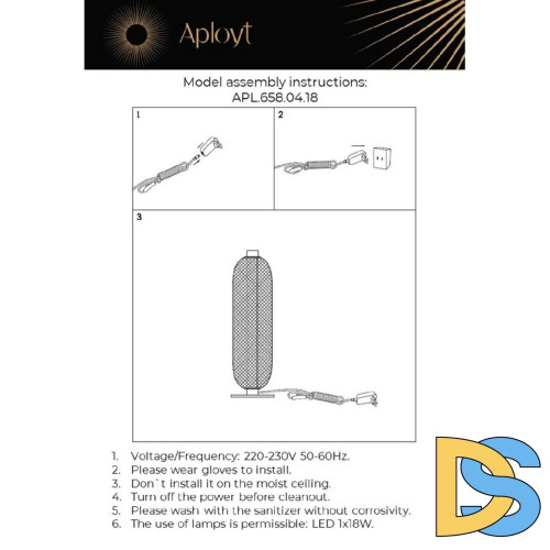Настольная лампа Aployt Nikusia APL.658.04.18