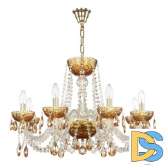 Подвесная люстра Bohemia Ivele Crystal 5402/8/240 G Amber/M-1F K721