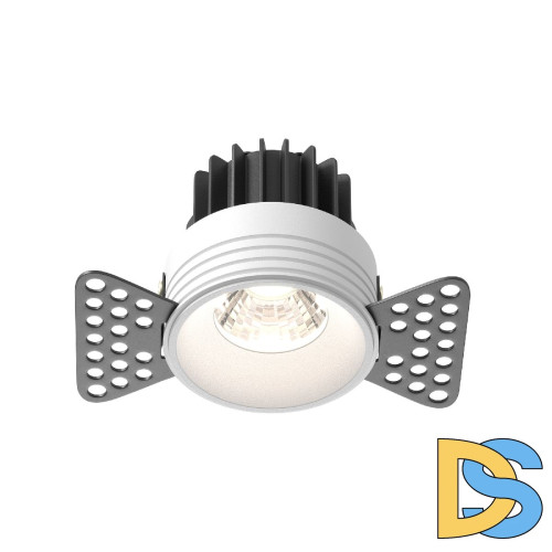 Встраиваемый светильник Maytoni Round DL058-7W4K-TRS-W