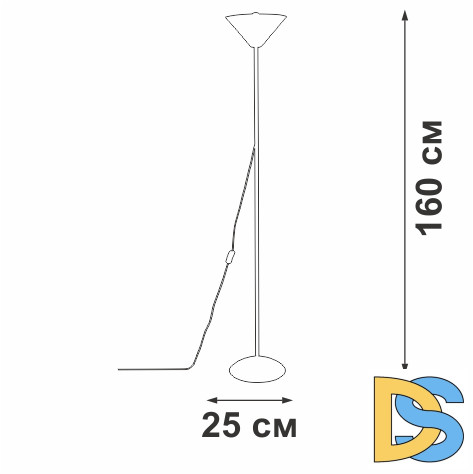 Торшер Vitaluce V2841-0/1P
