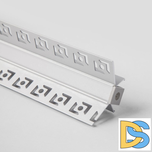 Профиль встраиваемый угловой алюминиевый с экраном Elektrostandard внутренний угол LL-2-ALP014 4690389170577