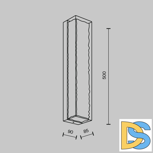 Настенный светильник Modestyle MS.9020.500 CR