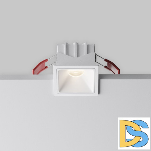 Встраиваемый светильник Maytoni Alfa LED DL043-01-10W4K-SQ-W-1