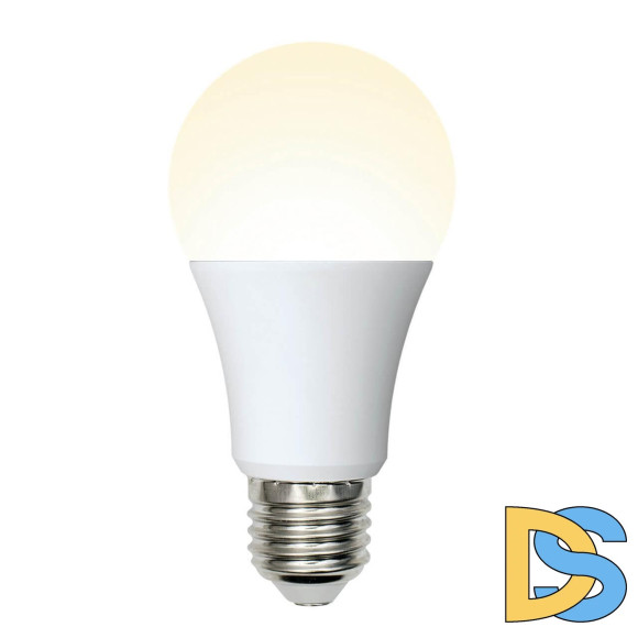 Лампа светодиодная Uniel E27 10W 3000K матовая LED-A60-10W/WW/E27/FR/MB PLM11WH UL-00002371